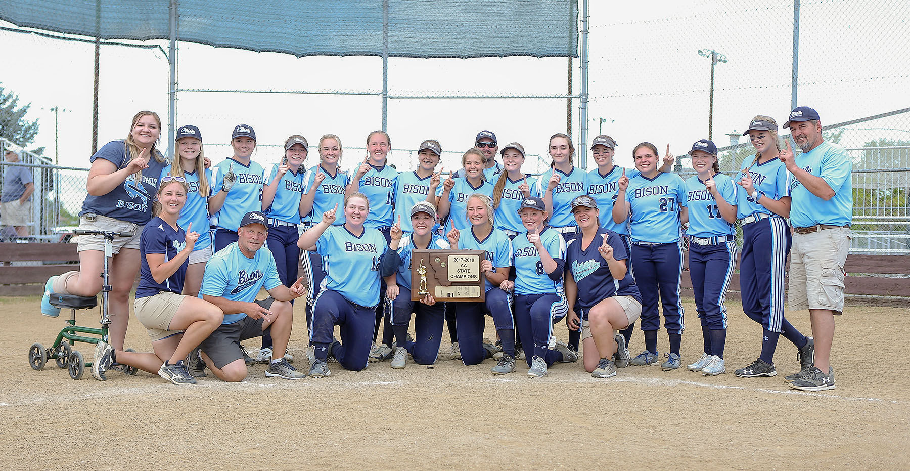 Class AA softball - Great Falls High Bison